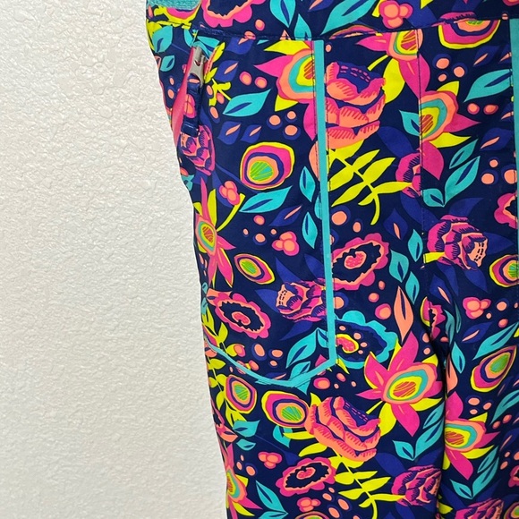 Spyder Kids Multicolor Snow Bib - Picture 4 of 12